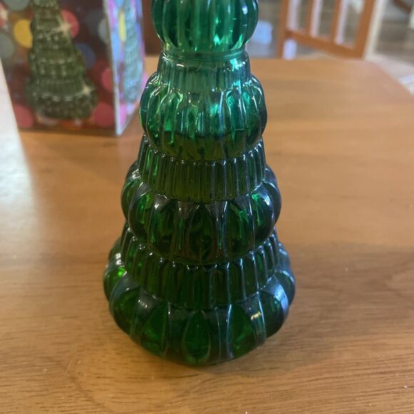 Vintage AVON YULETREE Moonwind Perfume Decanter And Original Box Christmas Tree - Picture 4 of 4